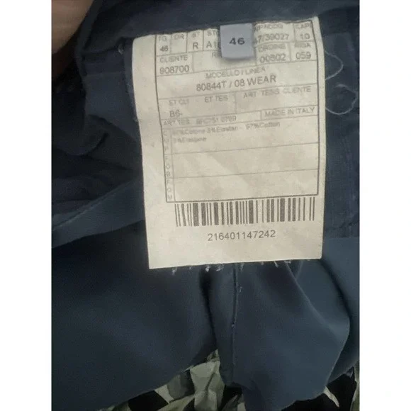$400 Boglioli Chino Pants Blue - Designer, Italian Sz EU46. US Sz 30